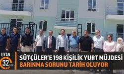 Sütçüler'e 198 Kişilik Yurt Müjdesi: Barınma Sorunu Tarih Oluyor