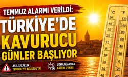 Temmuz Alarmı Verildi Türkiye'de Kavurucu Günler Başlıyor