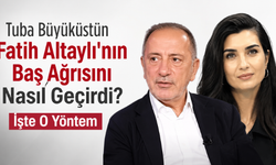Tuba Büyüküstün Fatih Altaylı'nın Baş Ağrısını Nasıl Geçirdi? İşte O Yöntem