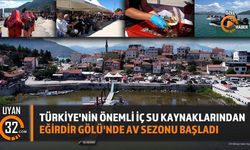 Türkiye'nin Önemli İç Su Kaynaklarından Eğirdir Gölü'nde Av Sezonu Başladı