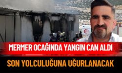 Isparta’da Mermer Ocağında Yangın Can Aldı