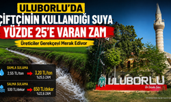 Uluborlu'da Çiftçinin Sulama Suyuna Zam: Gerekçe Bekleniyor