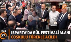 Uluslararası Isparta Gül Festivali Alanı Coşkuyla Açıldı