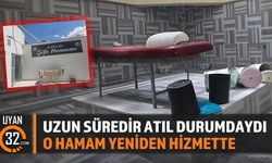 Uzun Süredir Kapalı O Hamam Yeniden Faaliyette