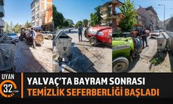 Yalvaç’ta Hijyen Çalışmaları Hız Kazandı