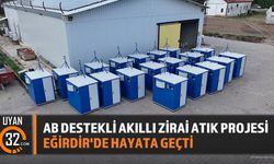 AB Destekli Akıllı Zirai Atık Projesi Eğirdir'de Hayata Geçti