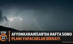 Afyonkarahisar'da Hafta Sonu Hava Nasıl Olacak?