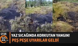 Şarkikaraağaç'ta Alevler Yükseldi, Ekipler Seferber Oldu