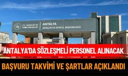 Antalya'da 20 Sözleşmeli Personel Alınacak!