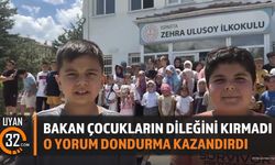 Bakan Memişoğlu Ispartalı Çocukların Dondurma İsteğini Geri Çevirmedi