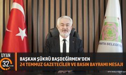 Başkan Başdeğirmen'den 24 Temmuz Gazeteciler ve Basın Bayramı Mesajı