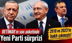 2018 ve 2023 seçimlerini bilen BETİMAR'dan olay anket! Yeni Parti'nin oy oranı dikkat çekti