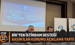 BİK'ten Gazete ve Haber Sitelerine İstihdam Desteği
