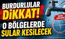 Bucak'ta Su Kesintisi Uyarısı: Belediye Tedbir Çağrısı Yaptı