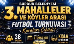 Burdur'da Mahalleler ve Köyler Arası Futbol Turnuvası Başladı