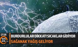 Burdur'da Sağanak Yağışlar 4 Gün Boyunca Etkili Olacak