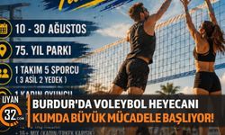 Burdur'da Plaj Voleybolu Heyecanı Başlıyor