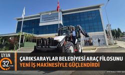 Çarıksaraylar Belediyesi 10 Milyon TL Hibe İle Yeni İş Makinesi Aldı