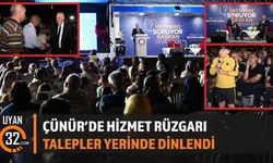 Çünür’de hizmet rüzgârı Vatandaşlardan tam not