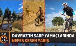 Davraz Dağı'nda Enduro Dağ Bisikleti Yarışları Heyecanı