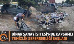 Dinar Belediyesi Sanayi Sitesi'nde Kapsamlı Temizlik Başlattı