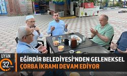 Eğirdir Belediyesi'nden Geleneksel Çorba İkramı Devam Ediyor