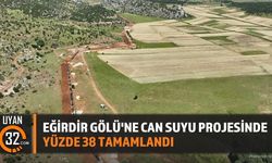 Eğirdir Gölü'ne Can Suyu Projesi Hızla İlerliyor