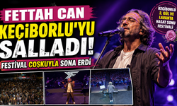 Fettah Can Keçiborlu’yu Salladı! Festival Coşkuyla Sona Erdi