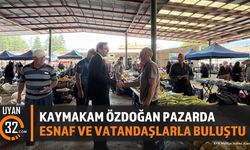 Gelendost Kaymakamı Özdoğan Pazarda Halkla Buluştu