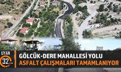 Gölcük - Dere Mahallesi Yolunda Asfalt Çalışmaları Tamamlanıyor
