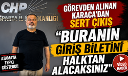 Görevden Alınan Başkan Karaca'dan Sert Çıkış