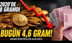 Asgari ücretlinin altın gücü eridi! Bir maaşla alınan gram altın 6 yılda 8 gramdan 4,6 grama düştü