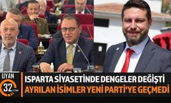 Isparta Belediye Meclisi'nde Yeni Siyasi Oluşum