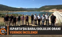 DSİ Bölge Müdürü Osman Erkan, Isparta'da Baraj Ve Sulama Tesislerini İnceledi