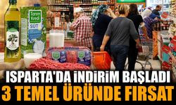 Isparta'da 11 Şubesi Olan Market Uygun Fiyata Et, Süt ve Zeytinyağı Satıyor