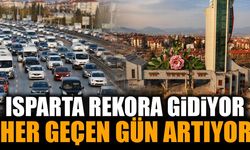 Isparta'da Trafiğe Kayıtlı Araç Sayısı Rekor Seviyeye Ulaştı