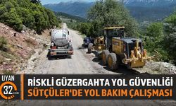 Isparta Sütçüler Hacıaliler Köyü Yolunda Güvenlik Artırıldı