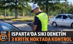 Isparta'da 3 Kritik Noktada Kapsamlı Polis Denetimi