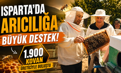 Isparta'da Arıcılığa Büyük Destek! 1.900 Kovan Üreticiyle Buluştu