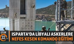 Isparta'da Libyalı Askerlere Nefes Kesen Komando Eğitimi