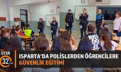 Isparta'da Polisten Yaz Okulu Öğrencilerine Güvenlik Eğitimi