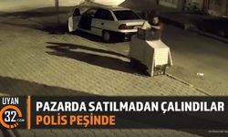 Isparta'da Salı Pazarı Öncesi Pazarcının Elmaları Çalındı