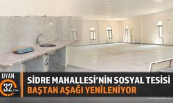 Isparta'da Sidre Mahallesi Sosyal Tesisi Yenileniyor