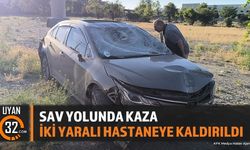 Isparta'da Tek Taraflı Kaza: 2 Kişi Yaralandı