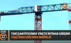 Isparta'da TOKİ İnşaatında Vinç Krizi: İşçiler İkna Edildi
