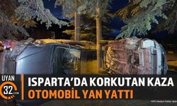 Isparta'da Üniversite Kavşağı'nda Otomobil Kazası