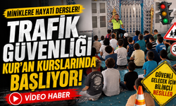 Isparta’da Yaz Kur’an Kursu Öğrencilerine Trafik Eğitimi