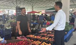 Kaymakam Açıkgöz Pazar Yerinde Esnaf ve Vatandaşlarla Buluştu