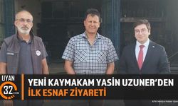 Kaymakam Yasin Uzuner'den Şarkikaraağaç Sanayi Esnafına Ziyaret