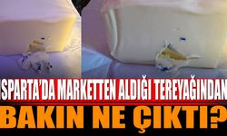 Isparta'da aldığı tereyağından bakın ne çıktı?